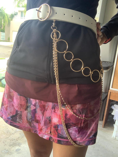 Hermosas Correas con cadenas estilizadas