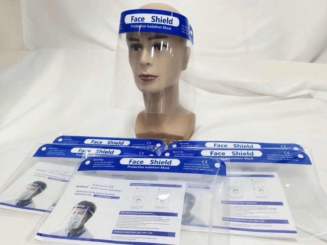 Face Shield soporte alrededor de la cabeza
