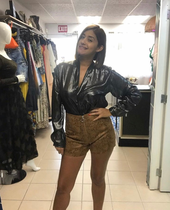 Metallic Blouse