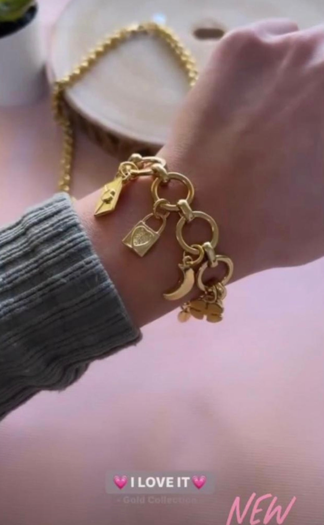 Pulsera Tucco Love it (Dorada)