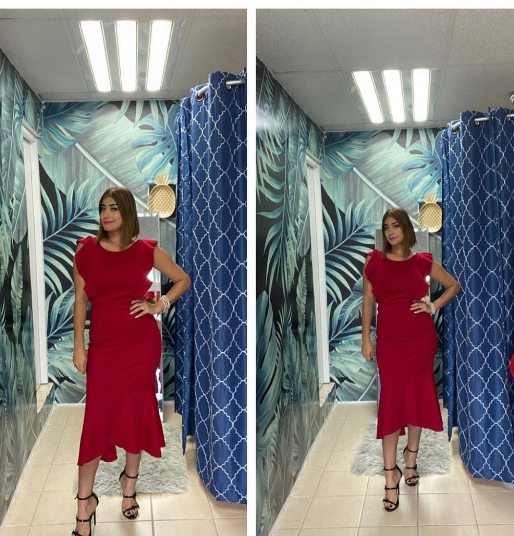 Lady in Red Dress