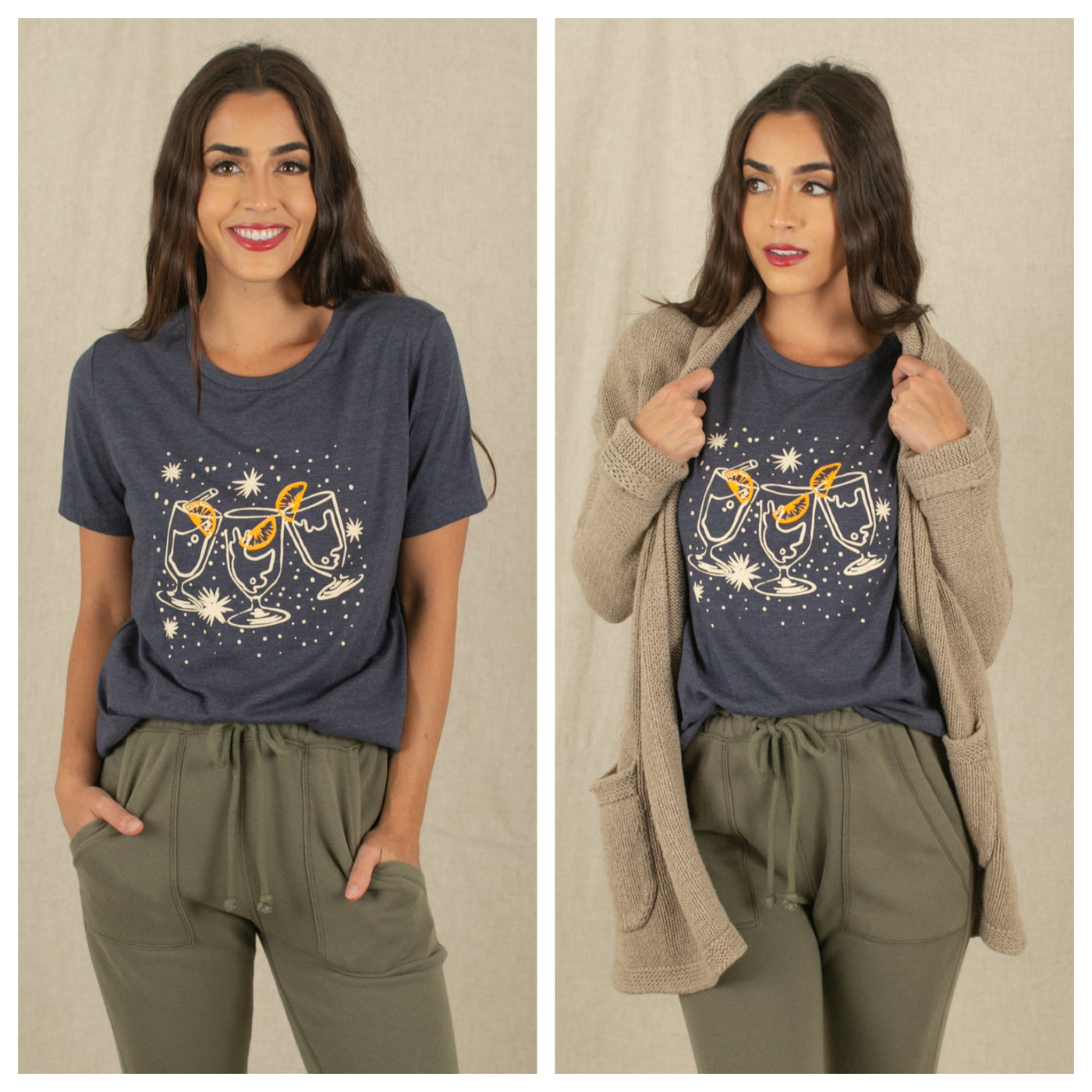 Drinks Celebration Soft Lounge Tee
