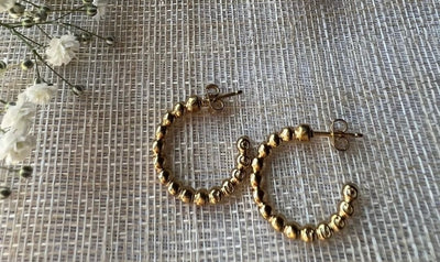 Simplicity Earrings Tucco (Gold)
