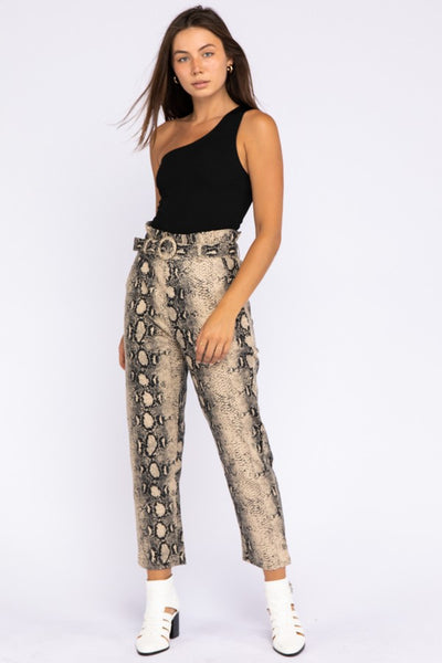 Snake Print Pants