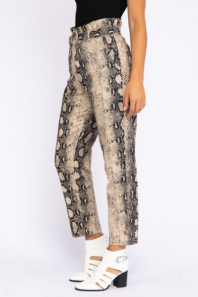 Snake Print Pants