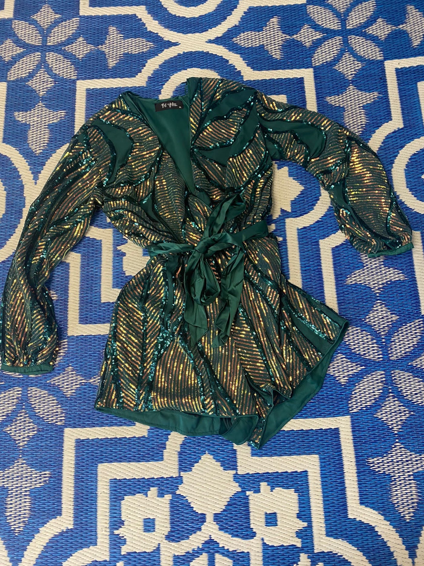 Samantha Sequin Romper