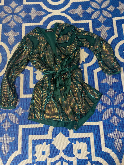 Samantha Sequin Romper