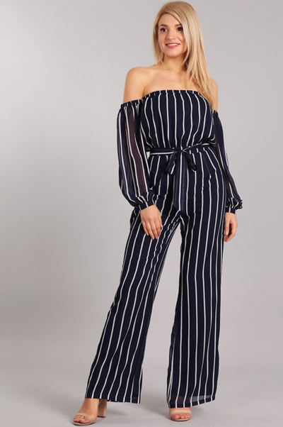 Miss Avenue jumpsuit off shoulder