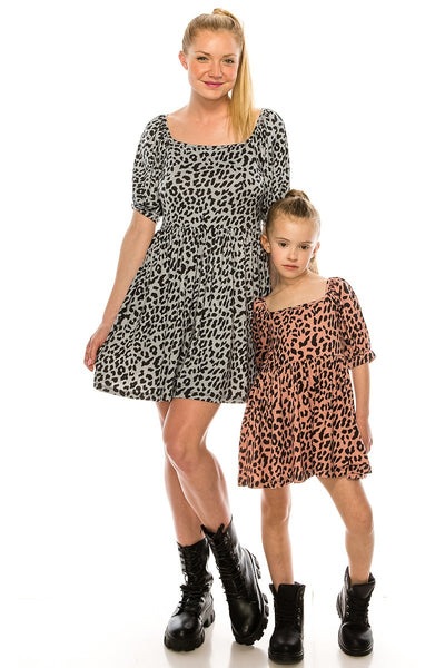 MOMMY & ME LEOPARD DRESS