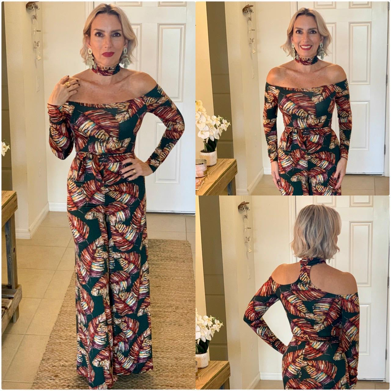 Pía Colors Jumpsuit (Estilo Cuello)